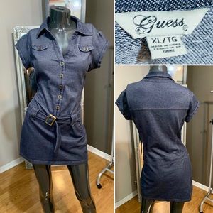 📌Preloved GUESS jeans short dress.